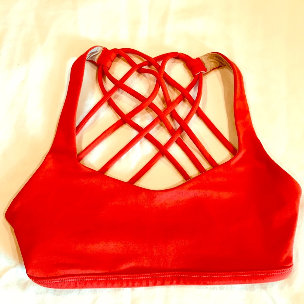 Lululemon Athletica Burnt Orange Bra Top - XS